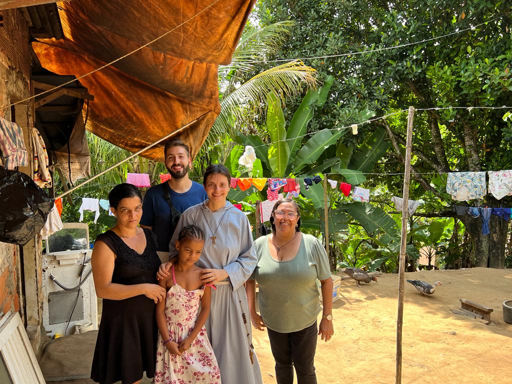 Uma família acompanhada pelo projeto