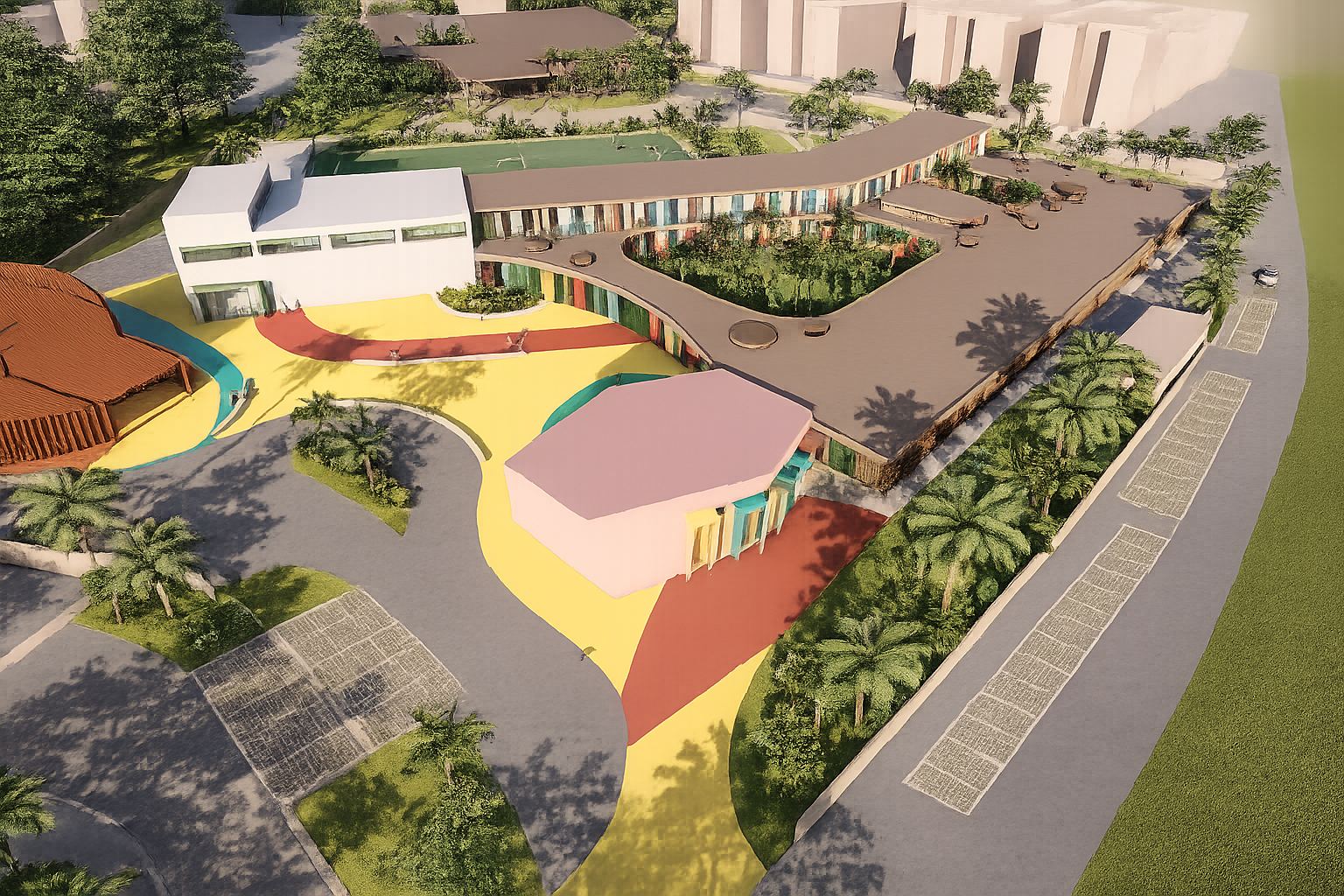 Render della futura Scuola